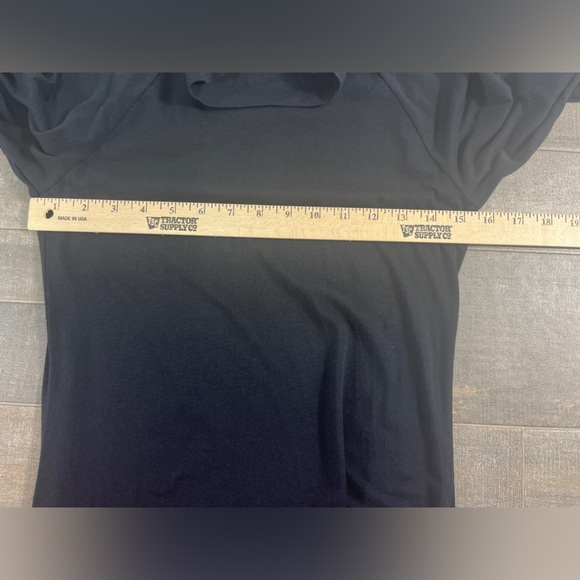 James Perse Long Sleeve Turtle Neck Cotton Maxi Dress - Picture 4 of 10